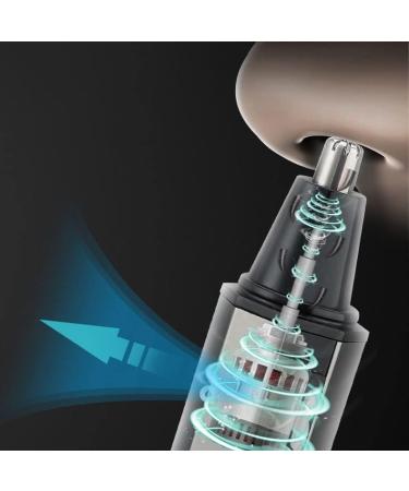 Buy Rechargeable 2 in 1 Nose & Ear Hair Trimmer for Men | Waterproof Facial Hair Clipper with Flashlight - Easy to Use Portable & Cleans Easily - Buy Online on GoSupps.com