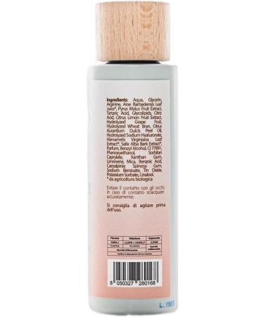 EFA srl Organic brightening facial serum liquid gel antiaging and antiwrinkle natural ingredients with organic aloe vera and hyaluronic acid without dyes and preservatives 100 ml - Buy Online on GoSupps.com