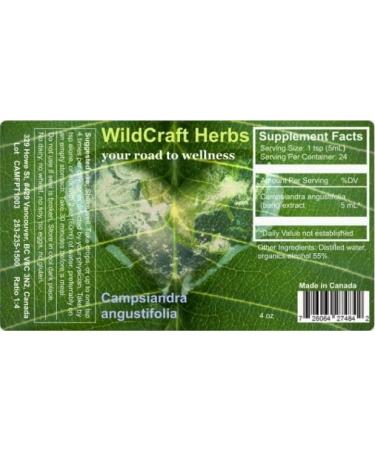 Campsiandra Angustifolia Herb Tincture Extract 4 oz 4 Fl Oz (Pack of 1) - Buy Online on GoSupps.com