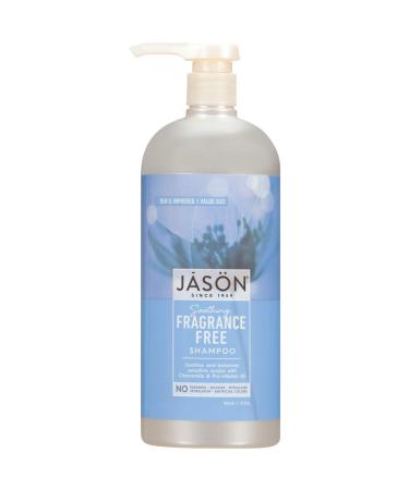 Jason Natural Soothing Shampoo Fragrance Free 32 fl oz (946 ml)