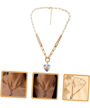 CALLARON Heart Necklace Christmas Sto The Necklaces Aesthetic Women Necklace Charm Miss Clothing - Buy Online on GoSupps.com