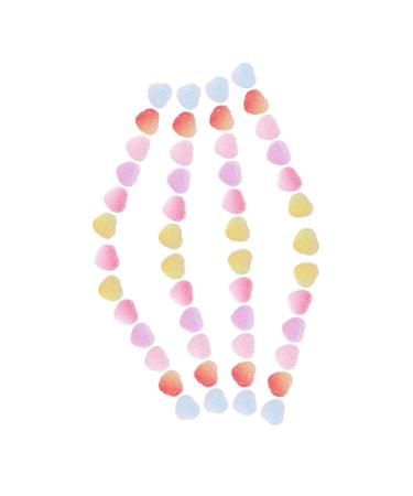FELTECHELECTR Candies Model 60pcs Simulation Gummies Models Candy Interesting Fake Candies Fake Candies Bulk Phone Case Material