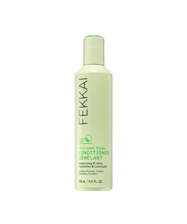 Fekkai Brilliant Gloss Conditioner - 8.5 oz - Replenishes Moisture in Dry Frizz-Prone Hair - Salon Grade EWG Compliant Vegan & Cruelty Free 8.5 Fl Oz (Pack of 1)