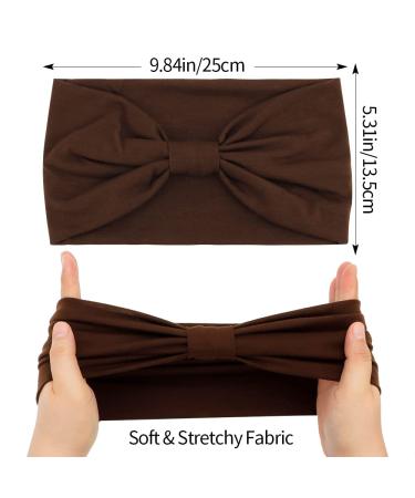 Atoden Wide Headbands for Women - 4 Pack Non Slip Knotted Headbands for Hair - Stretchy & Stylish Hair Accessories for Workout and Yoga - Buy Online on GoSupps.com