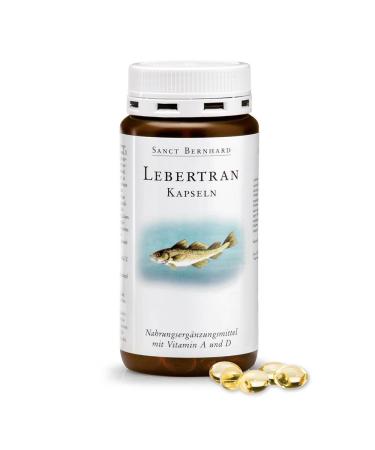 Sanct Bernhard cod liver oil capsules with cod liver oil vitamin A D3 200 capsules
