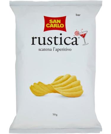 San Carlo Rustica Lot of 20 salted potato chips 20 x 50 g + Gourmet Italian Pulp 400 g - Buy Online on GoSupps.com