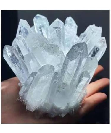 Natural Crystal Rough 1pc 400g-800g Natural Reiki Gemstone Folk Crafts Crystal Stones Clear Quartz Cluster Suitable for Home Crystals QINTINYIN - Buy Online on GoSupps.com