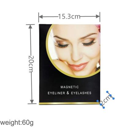 BeauFairy Magnetic Eyelashes Magnetic Eyeliner and Lashes Kit 10 Pairs Multicolor Natural Reusable Magnetic Fake Eye Lash with 2 Tubes of Waterproof Long Lasting Magnetic Eyeliners No Glue Needed #017 - Buy Online on GoSupps.com