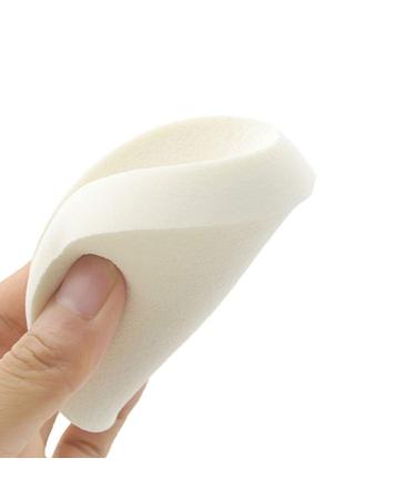 Makeup sponge for liquid foundation creams and other cosmetics white 6 pieces