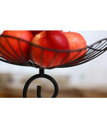 Fruit Basket Fruit Bowl 3-Tier Fruit Basket Holder Decorative Fruit Bowl Stand for Countertop Kitchen Home Kitchen Organizers and Storage (Color : Black1) - Buy Online on GoSupps.com