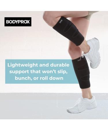 Calf Support Brace 2 Pack - Adjustable Shin Splint Compression Wrap - Buy Online on GoSupps.com