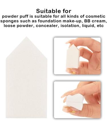 Dajidafu 50 Pieces Cosmetic Puff Absorbent Sponges Pad Nail Brush Coloring Self-Assembly Nails Accessories Supply Stamper Tools - Buy Online on GoSupps.com