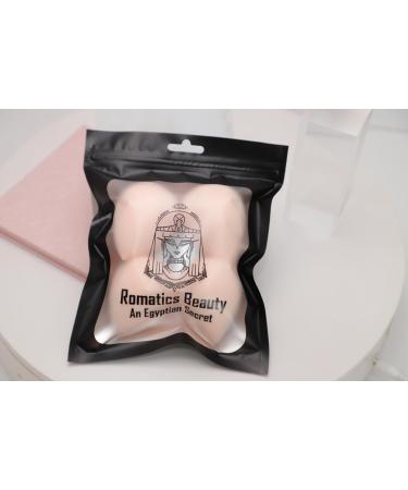 Buy Romatics Beauty Sponge - Premium Makeup Blending Sponges Set (4 Pcs) - Latex Free Cruelty Free Vegan - Perfect for Flawless Face Foundation - Buy Online on GoSupps.com