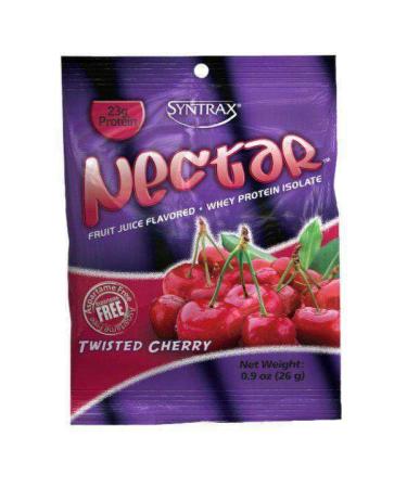 Syntrax Nectar Grab N Go Twisted Cherry - 23g High Protein Zero Carbs & Fat 12 Pack - Lactose & Gluten Free International Shipping - Buy Online on GoSupps.com