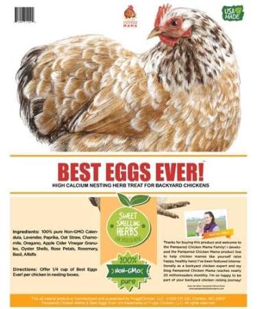 Pampered Chicken Mama Backyard Chicken Treats for Great Eggs (1 pound 0.5 kilo) - All-Natural Backyard Chicken Feed Supplies - Hen Treats for The Best Eggs Ever - High Calcium Supplement for Chickens - Buy Online on GoSupps.com