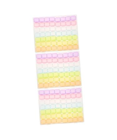 minkissy 3 Sets Nail Art Storage Box Nail Acrylic Powder Manicure Accessories Holding Makeup Drawer Nail Jewelry Desktop Accessories Nail Accessory Container Diamond Abs Storage Rack