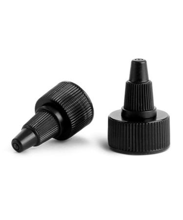 8 Ounce Cosmo Round Bottles - BPA-Free PET Plastic Refillable Black Twist Top Caps (Pack of 12) - Pink - International Shipping Available - Buy Online on GoSupps.com