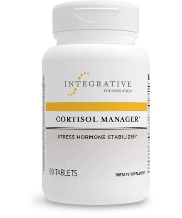 Integrative Therapeutics Cortisol Manager - with Ashwagandha, L-Theanine - Reduces Stress to Support Restful Sleep* - Supports Adrenal Health* - 90 Count 90 Count (Pack of 1)