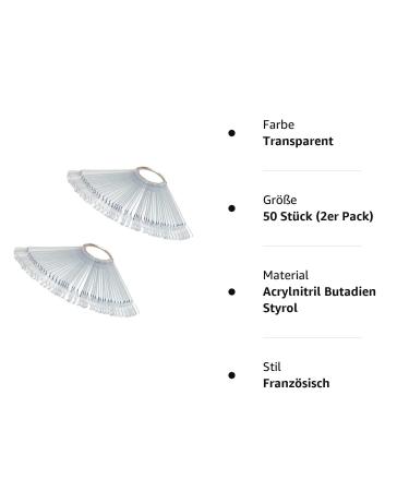 100 Piece Nail Polish Color Cards - Transparent Nail Art Templates & Chopsticks for Artificial Nails - Buy Online on GoSupps.com