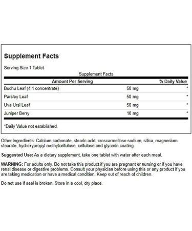 Swanson Water Pills 120 Tabs - Natural Diuretic Supplement | Pack of 1 - Buy Online on GoSupps.com