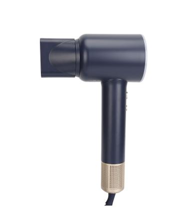 High Speed Blow Dryer with Brushless Motor Ionic Hair Dryer Salon Negative Ions Blow Dryer Low Noise Fast Drying Thermo Control Hair Care Dryer with Nozzle (US Plug 110V)