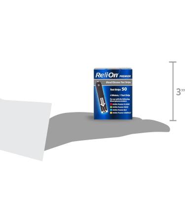 Relion Premier Test Strips 50 ct - Fusion Shop Store (1 Box) - Buy Online on GoSupps.com