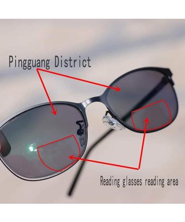 Unisex Self-Tinting Reading Glasses with UV Protection - +2.0 Visual Aid for Men & Women - Buy Online on GoSupps.com