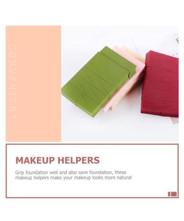 Buy Minkissy Triangle Puff Wedges - Velour Powder Puff for Foundation Cream & Cosmetics | Hydrophilic Wet & Dry Use - Buy Online on GoSupps.com