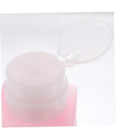 POPETPOP Nail Polish Nail Oil Pump Bottle Dispenser Makeup Remover Bottle Pump Dispenser Bottle Push down Mini Water Dispenser Powder Pump Bottle Plastic Leakproof Travel Container 6x5x13cm Pink - Buy Online on GoSupps.com
