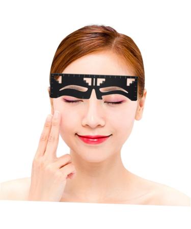 Beavorty Eyebrow Design Eyebrow Card Brow Mapping Ruler Stamp Kit Female Eyebrow Makeup Stencil Balance - Buy Online on GoSupps.com
