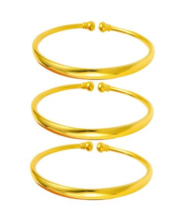 Holibanna 3 Pcs Couples Bracelets Friend Bracelet Gifts Eternity Bracelet Adjustable Bracelets for Women Womens Bracelet Infant Gifts Women Bracelet Bangles Friendship To Open Miss
