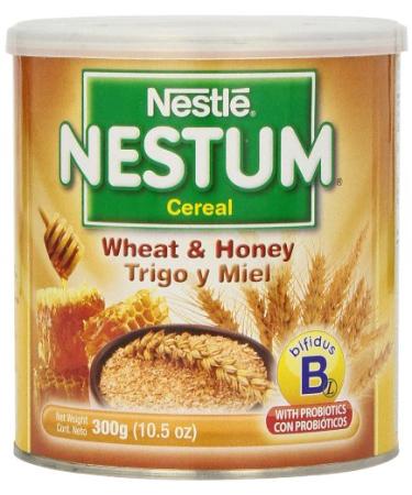 Gerber Baby Cereal Nestle Nestum Cereal, Wheat and Honey, 10.5 Ounce ( Pack of 12 ) Honey 10.5 Ounce (Pack of 12)