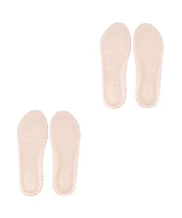 FRCOLOR 2 Pairs Shoe Pads Shoe Cushions Warm Insoles Foot Care Insoles Winter Insoles Sports Insoles