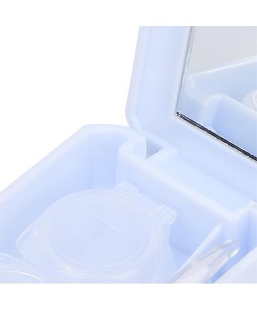 Buy Eco-Friendly Waterproof Contact Lens Box with Mirror & Tweezers | Dustproof Container for Daily Use - Chrysantheme - Buy Online on GoSupps.com