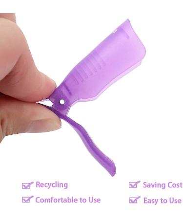 10 PCS Gel Nail Polish Remover Clips for Toenail & Finger - Purple - Buy Online on GoSupps.com