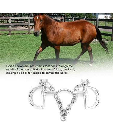 HEEPDD Stainless Steel Kimberwicke Bit with Deep Chain Mouth & Chewing Roll - 125mm | Premium Equestrian Equipment for International Shipping - Buy Online on GoSupps.com