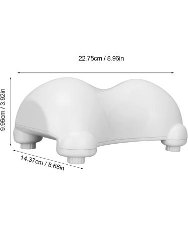 Nakeah Samnuerly Naked - Ergonomic Neck Tractor | Adjustable Spine Massager & Flexible Neck Support for Neck Pain Relief (Bianco) - Buy Online on GoSupps.com