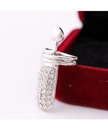 Beaupretty 2 Pieces Rhinestone Nail Rings for Women Adjustable Stylish Nail Rings Fashion Fingernail Rings Jewelry Nail Cover Decoration (Silver) - Buy Online on GoSupps.com