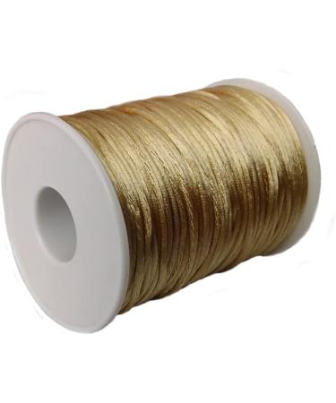 Xiezyu 1.5mm Nylon Satin Cord Thread for Jewelry Making - 109 Yards Beige - Buy Online on GoSupps.com