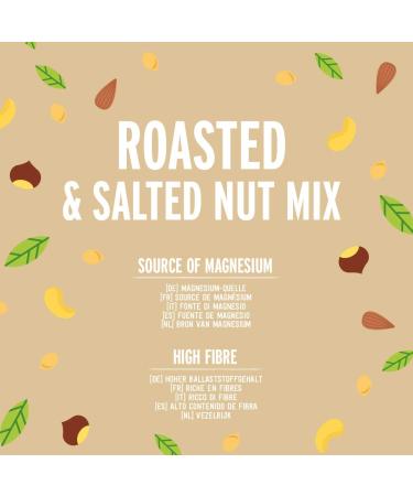 Happy Belly Nuss Mix - Roasted & Salted 800g (4 x 200g Packs) | Premium International Snack - Buy Online - Buy Online on GoSupps.com