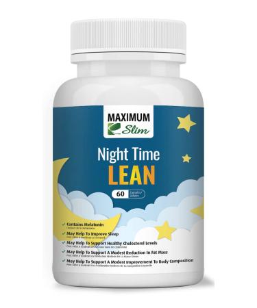 Maximum Slim Night Time Lean Promote Healthy Weight While Sleeping and Maintain Sleep 60 Count