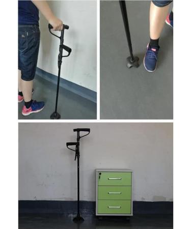 Telescopic Non Slip Crutches Crutches Multifunction Crutch Three-legged Adjustable LED Lighted Crutches Folding Trekking Pole Anti-slip Aluminum Alloy Walking Stick for Arthritis Elderly Seniors & H - Buy Online on GoSupps.com