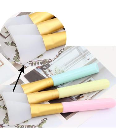 Light Blue Silicone Face Mask Brush - Soft Applicator for Facial Masks Body Lotion & Body Butter | Beauty Tool - Buy Online on GoSupps.com