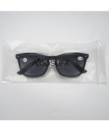 Koosufa Fashion Sunglasses & Reading Glasses for Men - UV Protection Anti-Blue Light Outdoor Reading - Available in Multiple Strengths (1.0 - 4.0) - Stylish Leopard Brown - Buy Online on GoSupps.com
