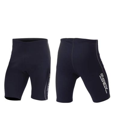 Wetsuit Short Pants Men 2mm Neoprene Shorts for Diving Kayaking Scuba Surfing Snorkeling Short Pants Large black