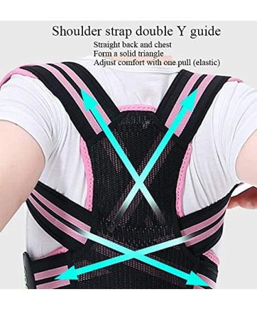 Posture Corrector Adjustable for Upper er Back Pain and Support Spinal Cord Posture Support Convenient for Neck (Blue S) Blue Small - Buy Online on GoSupps.com