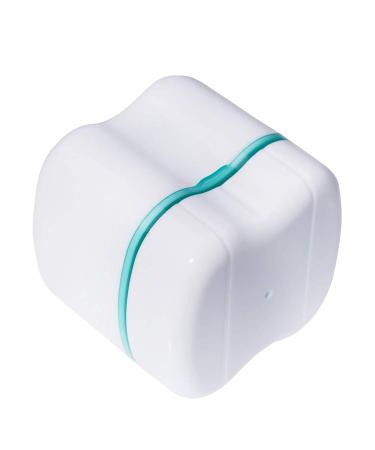 Denture Case with Lid and Basket - Denture Cup for Soaking and Cleaning - Buy Online on GoSupps.com