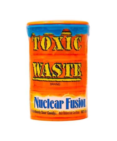 Toxic Waste Candy Orange Drums 12 Pack - 42g Per Can | Mixed Fruits from USA - Buy Internationally - Buy Online on GoSupps.com