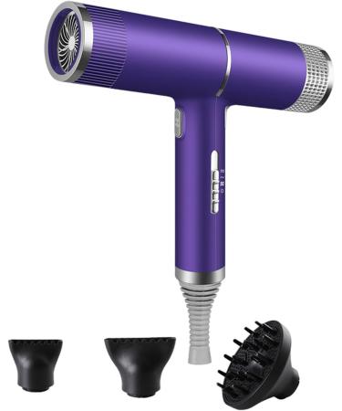 Oshhni Professional Hair Dryer Salons Blow with Nozzle Lightweight 100000 RPM High Speed Hairdryer Blow Dryer for Travel Home Salon - Buy Online on GoSupps.com