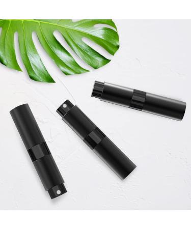 Darbermu 8ML Refillable Travel Perfume Atomiser Spray Bottle - Portable Mini Aftershave Atomiser for Vacation - Black - Buy Online on GoSupps.com